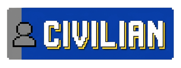 Civilian department badge